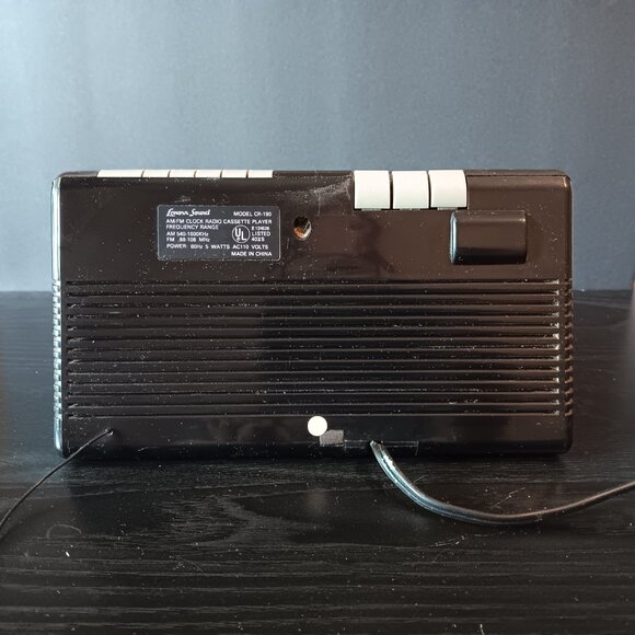 Lenoxx Sound Alarm Clock Radio Cassette Player - Picture 2 of 5